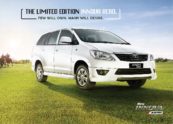 Get Every Thing Toyota New Innova Aero Specifications Price