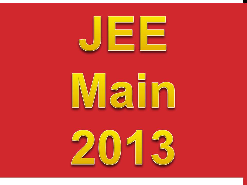 jee mains 2013