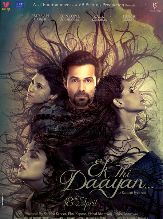 Ek Thi Daayan , Ek Thi Daayan poster , new poster Ek Thi Daayan , official poster Ek Thi Daayan , emraan hashmi , Ek Thi Daayan official poster