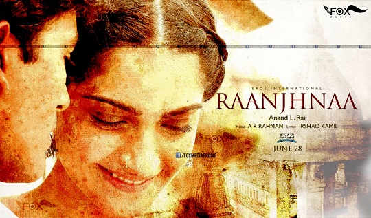 Official poster , raanjhnaa , poster , first look